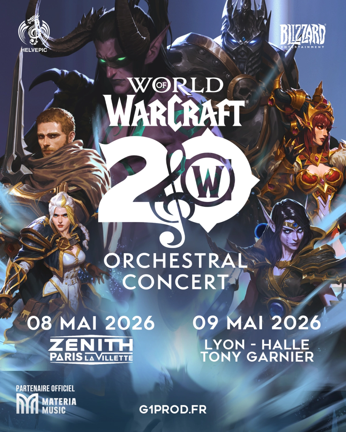 World Of Warcraft : 20 Years Of Music en Zenith Paris Tickets