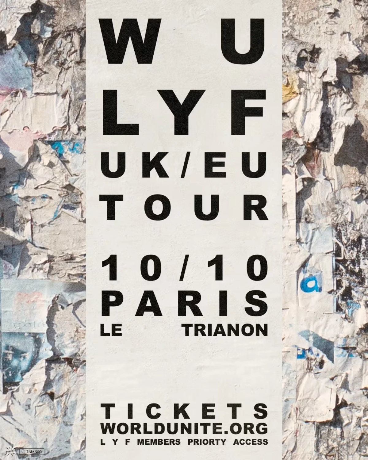 Billets Wu Lyf (Le Trianon - Paris)