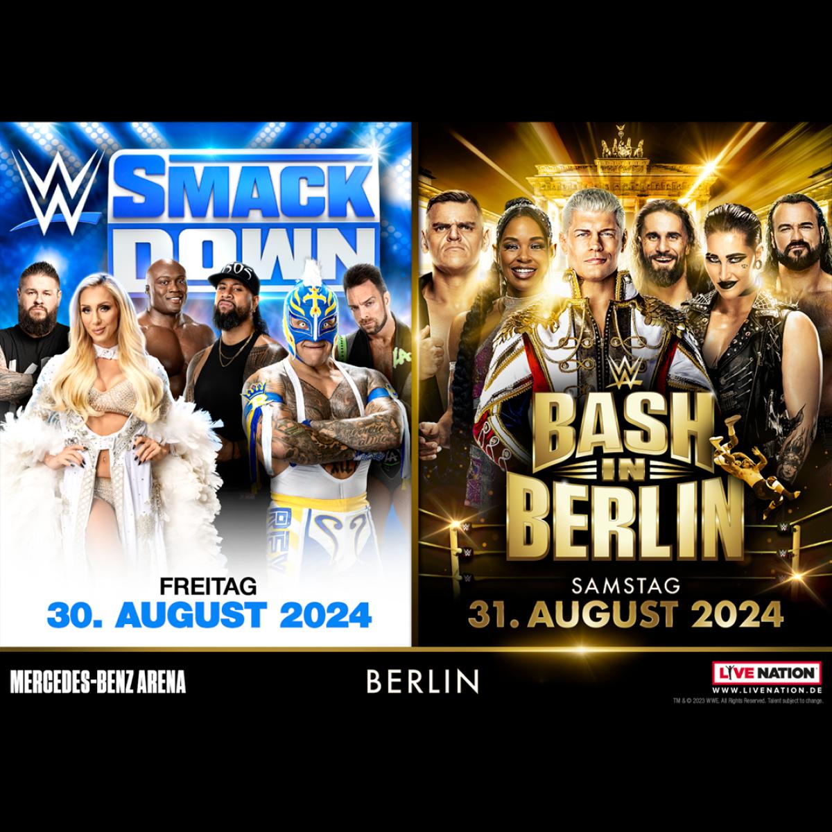 Billets WWE - Smack Down (Mercedes-Benz Arena Berlin - Berlin)