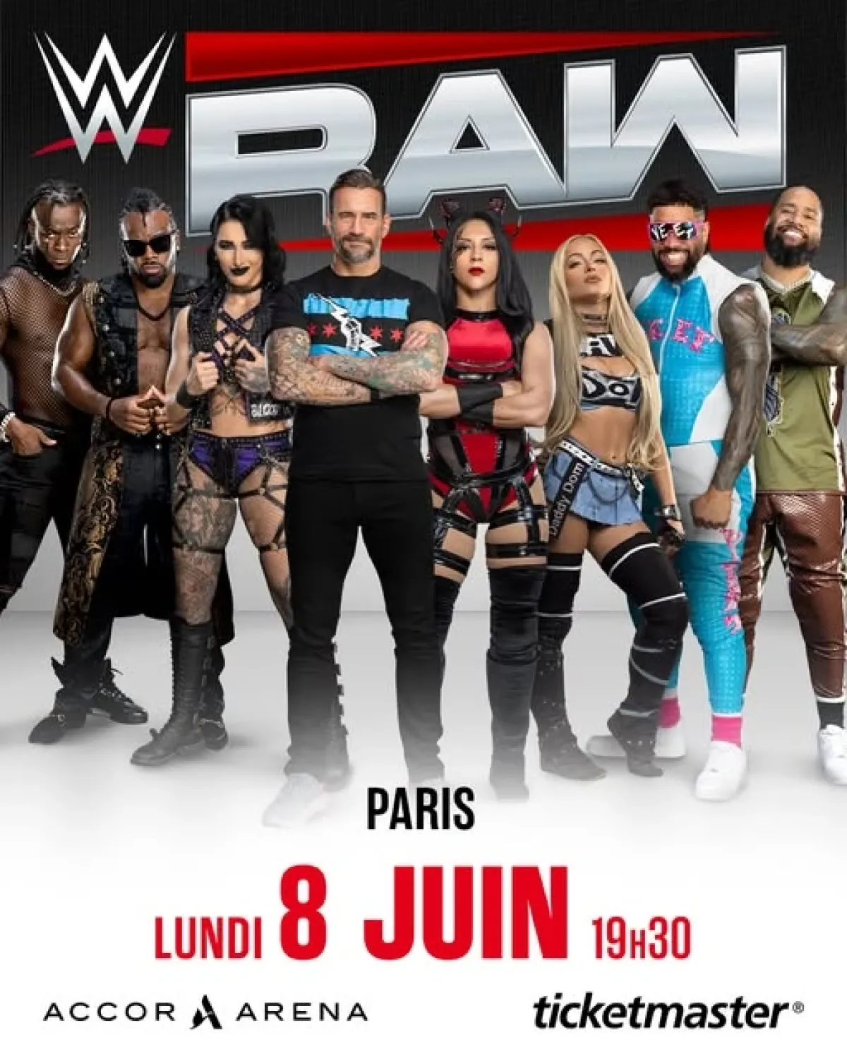 Billets WWE (Accor Arena - Paris)