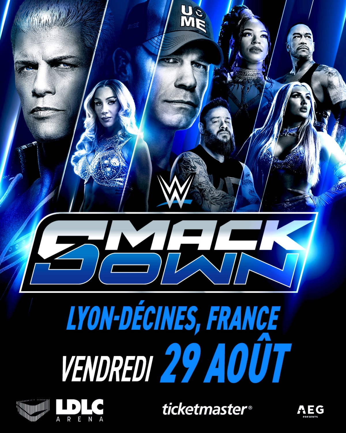 WWE Friday Night Smackdown en LDLC Arena Tickets
