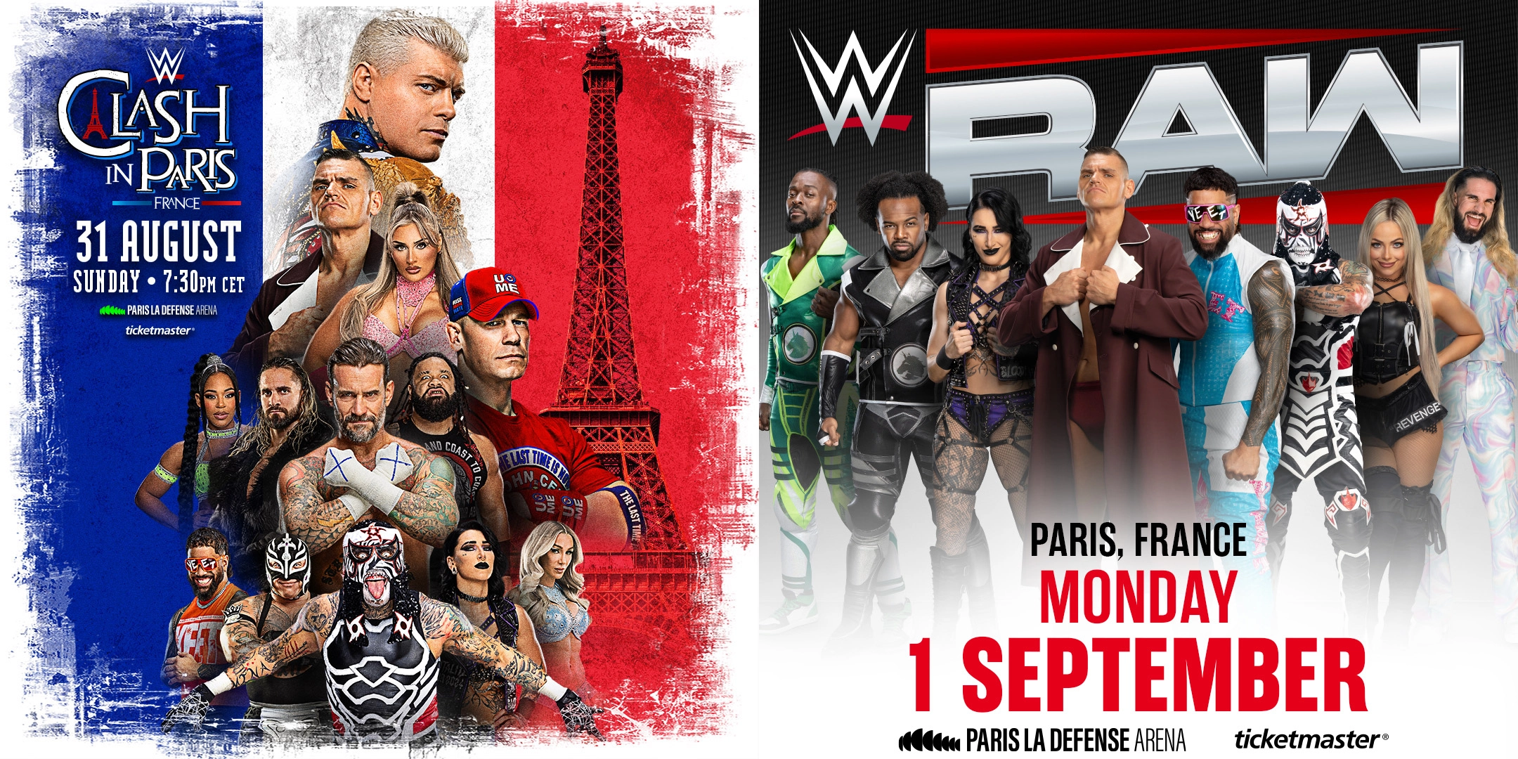 Billets WWE Monday Night Raw (Paris La Defense Arena - Paris)