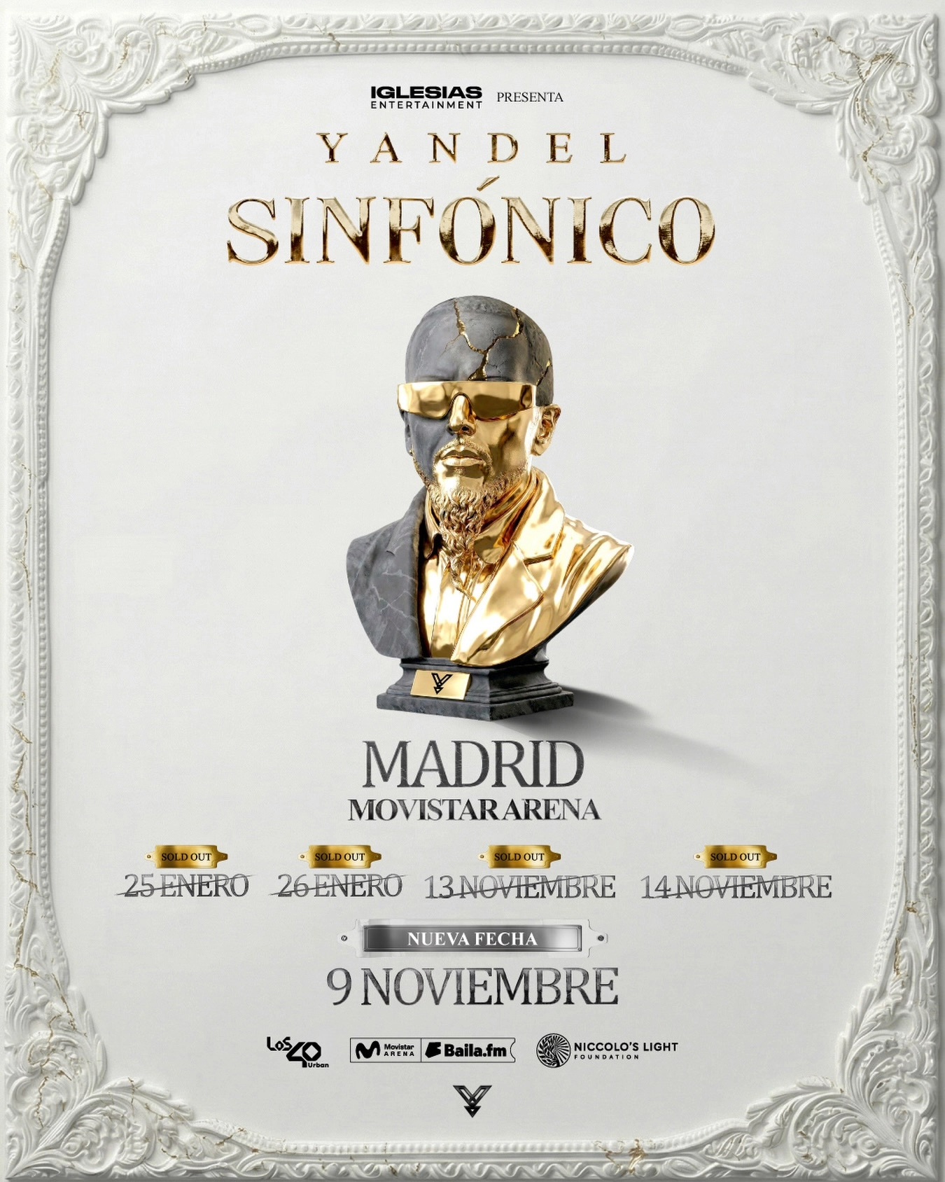 Yandel en Movistar Arena Madrid Tickets