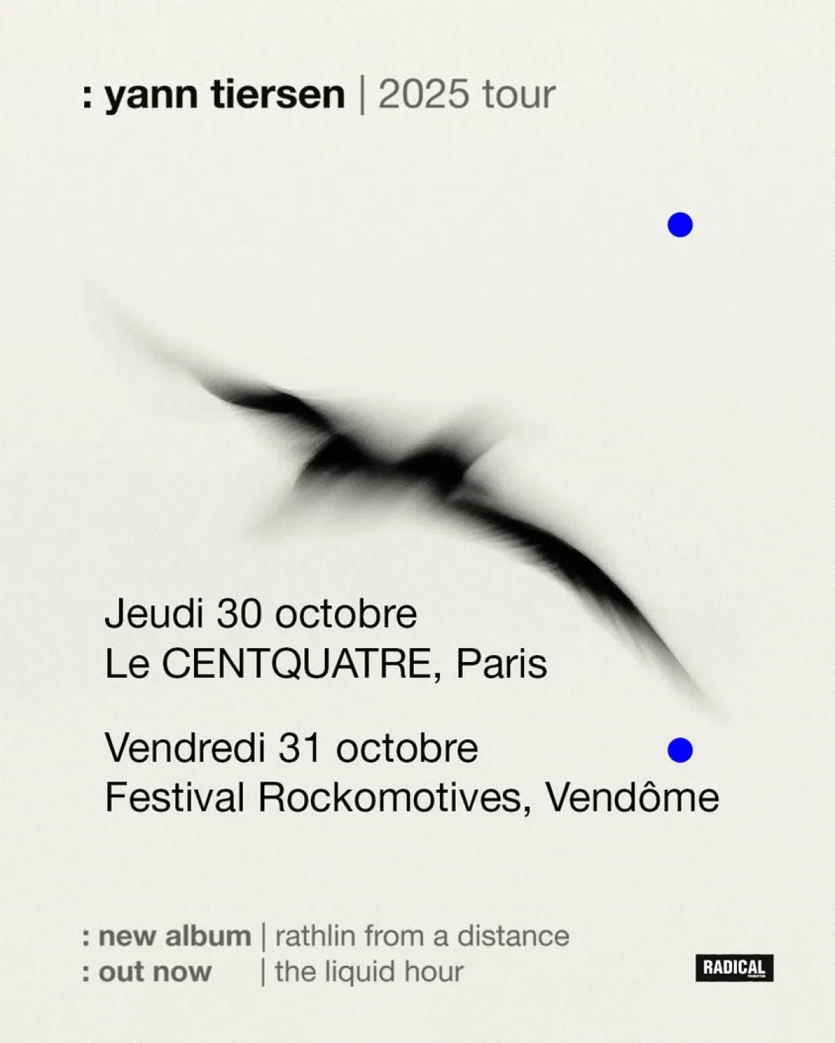 Billets Yann Tiersen (Le Centquatre Paris - Paris)