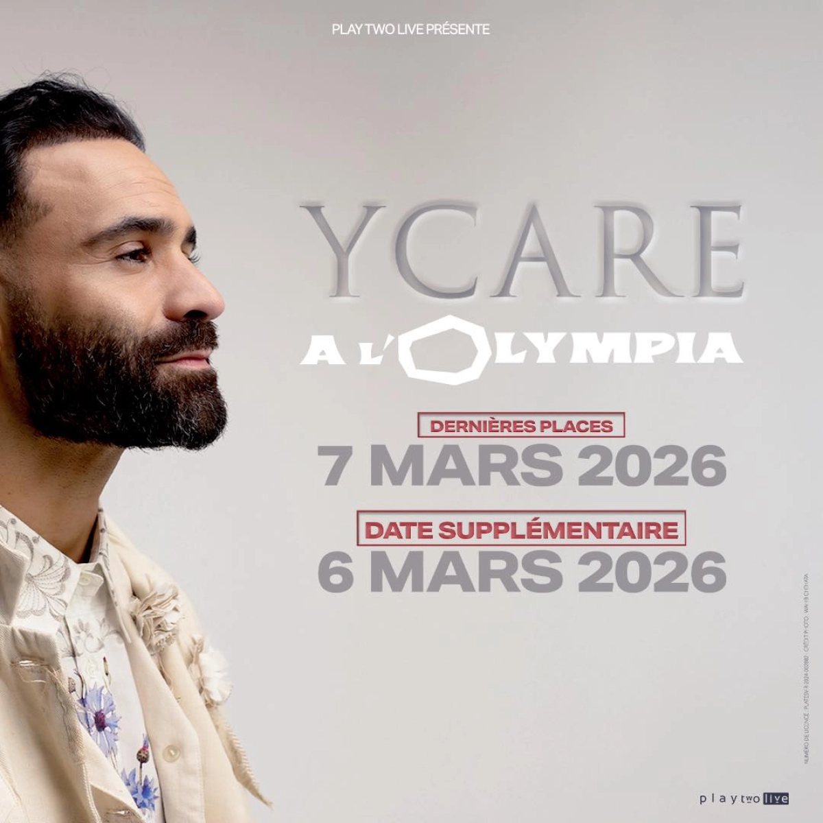 Ycare en Olympia Tickets