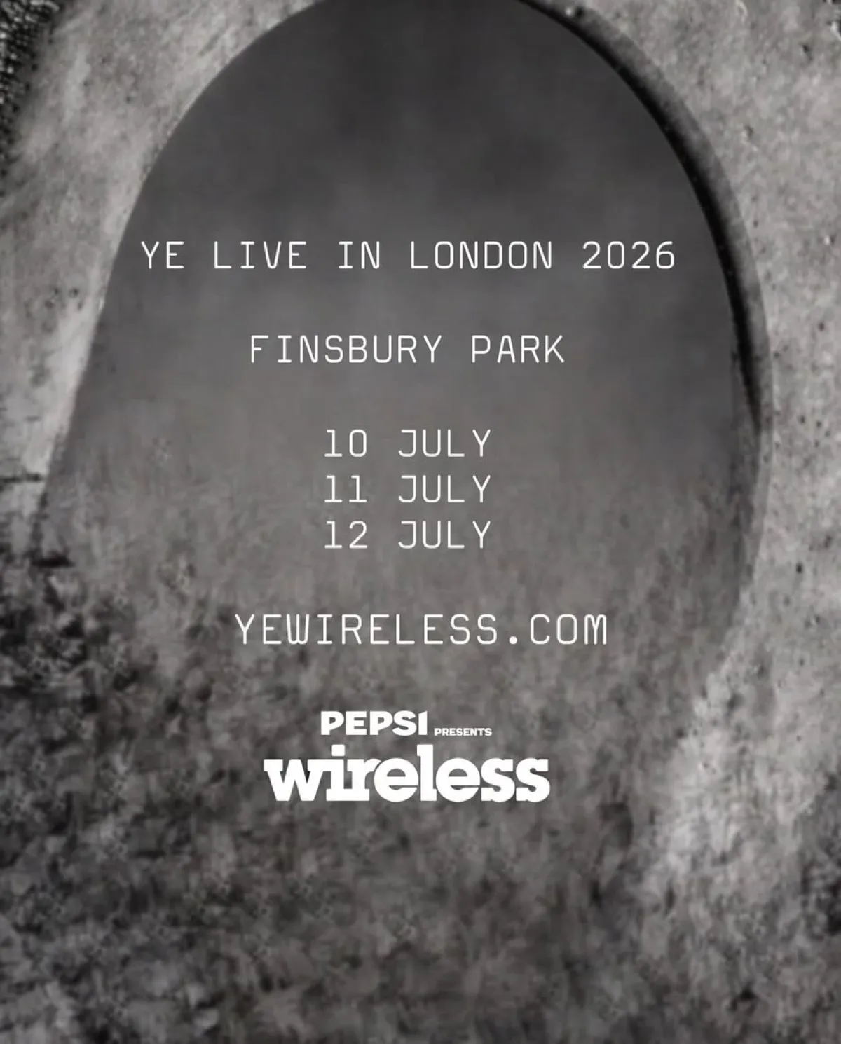 Ye - Kanye West at Finsbury Park Tickets
