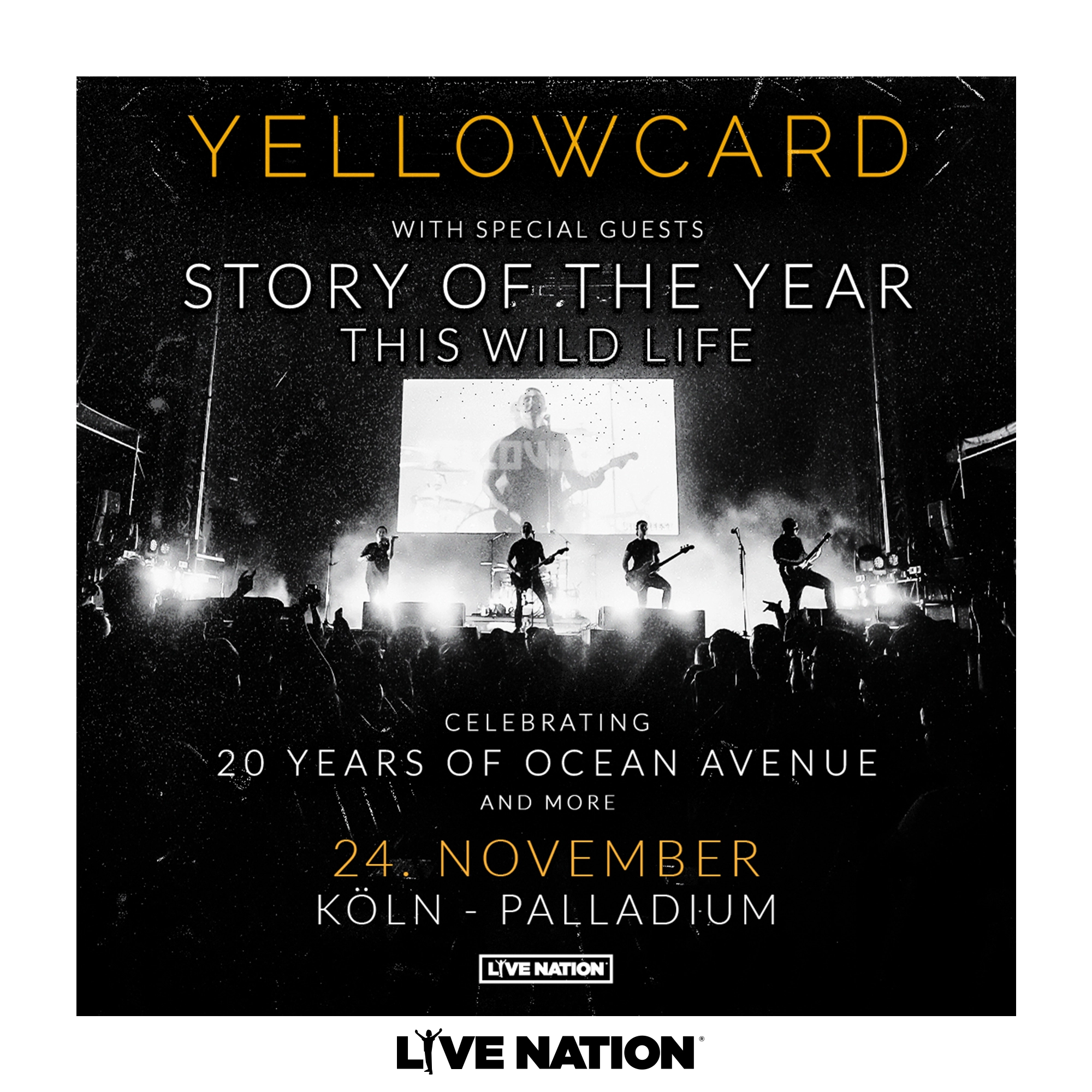 Yellowcard en Palladium Koln Tickets