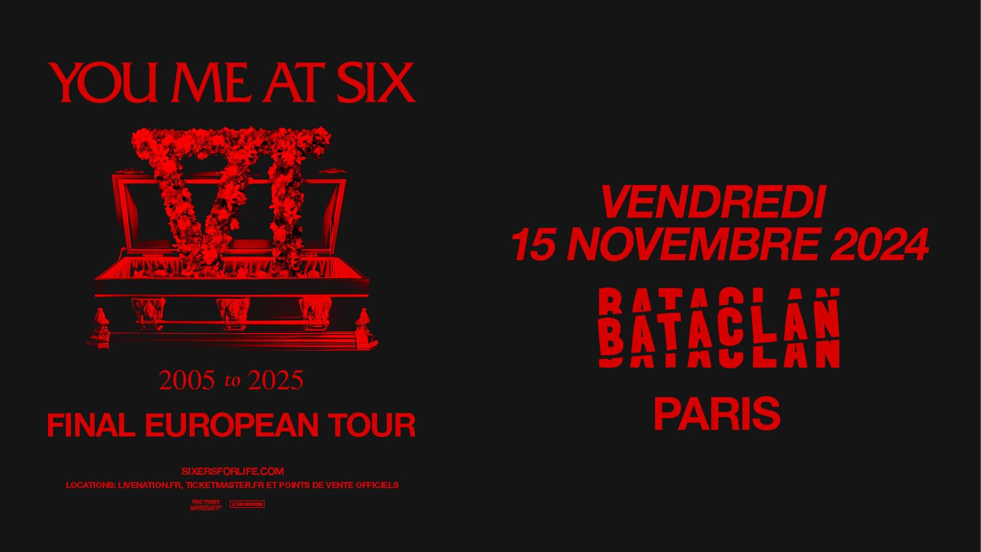 You Me At Six at Bataclan Tickets
