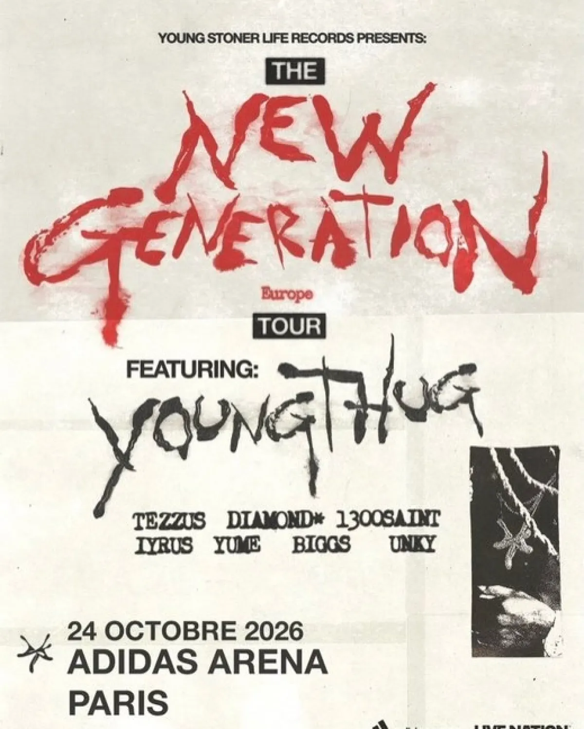 Billets Young Thug (Adidas Arena - Paris)
