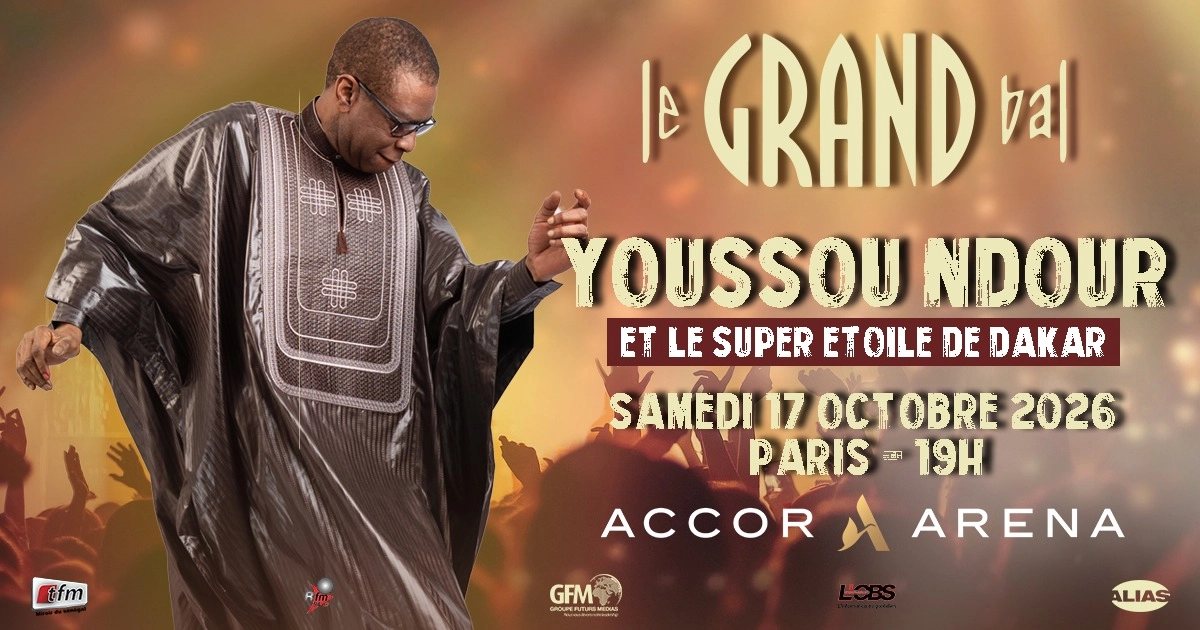 Billets Youssou N'Dour (Accor Arena - Paris)