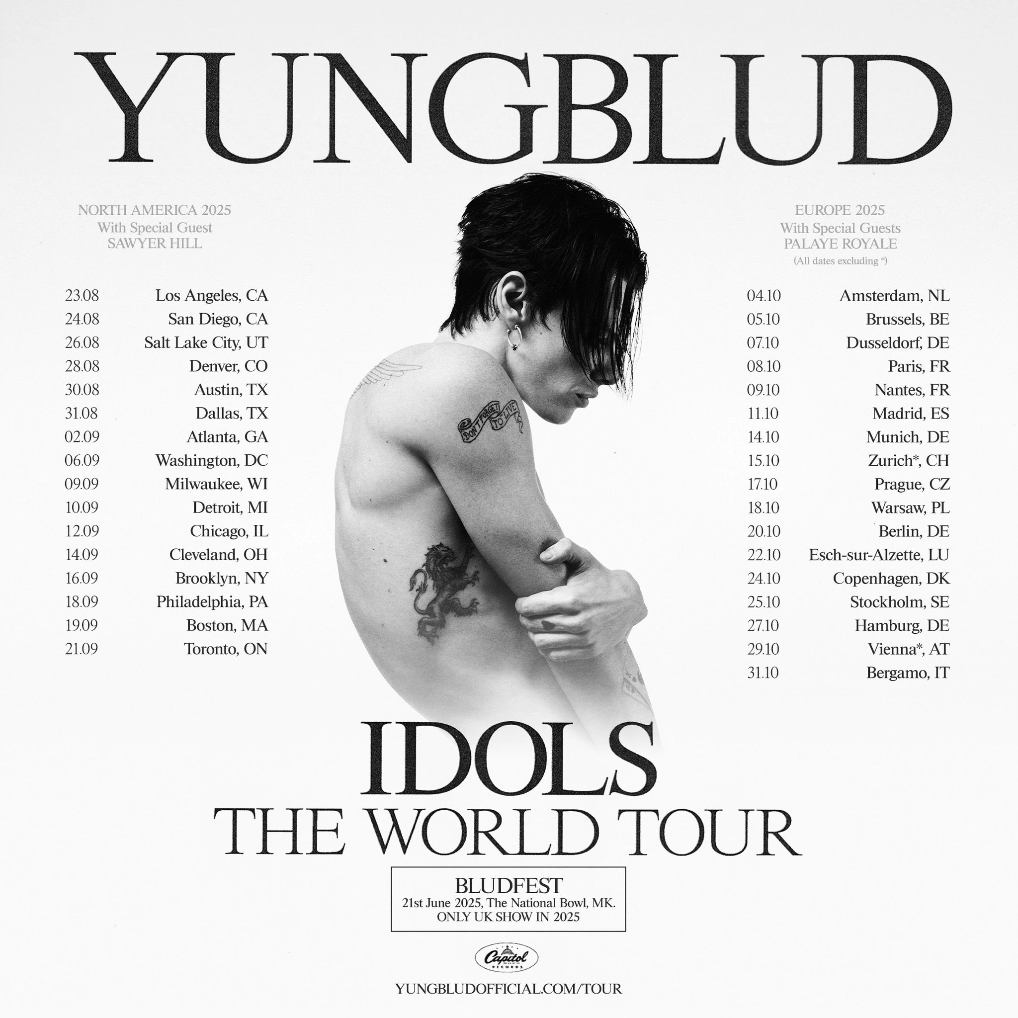 Billets Yungblud (Uber Eats Music Hall - Berlin)