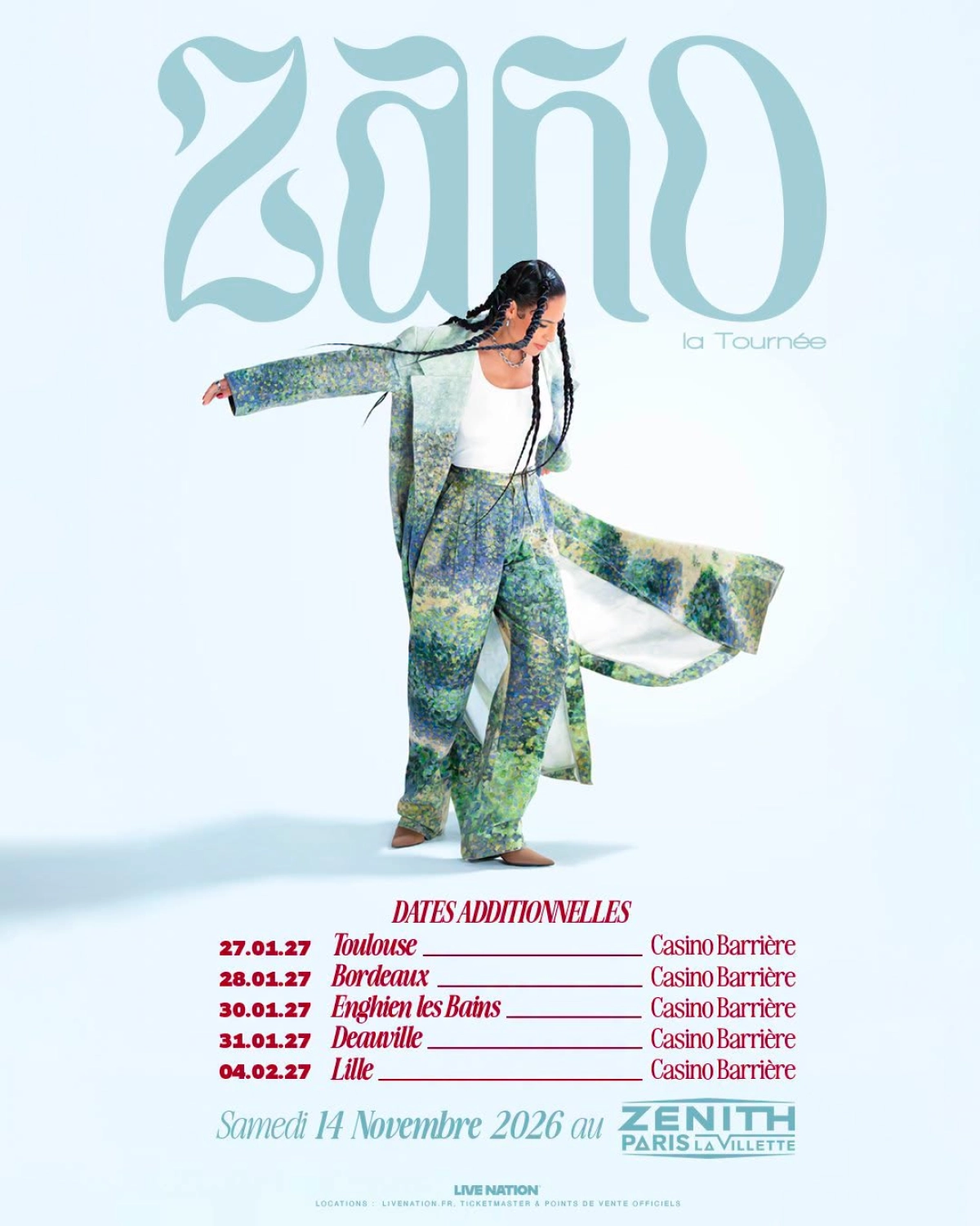 Zaho at Casino Barriere Deauville Tickets