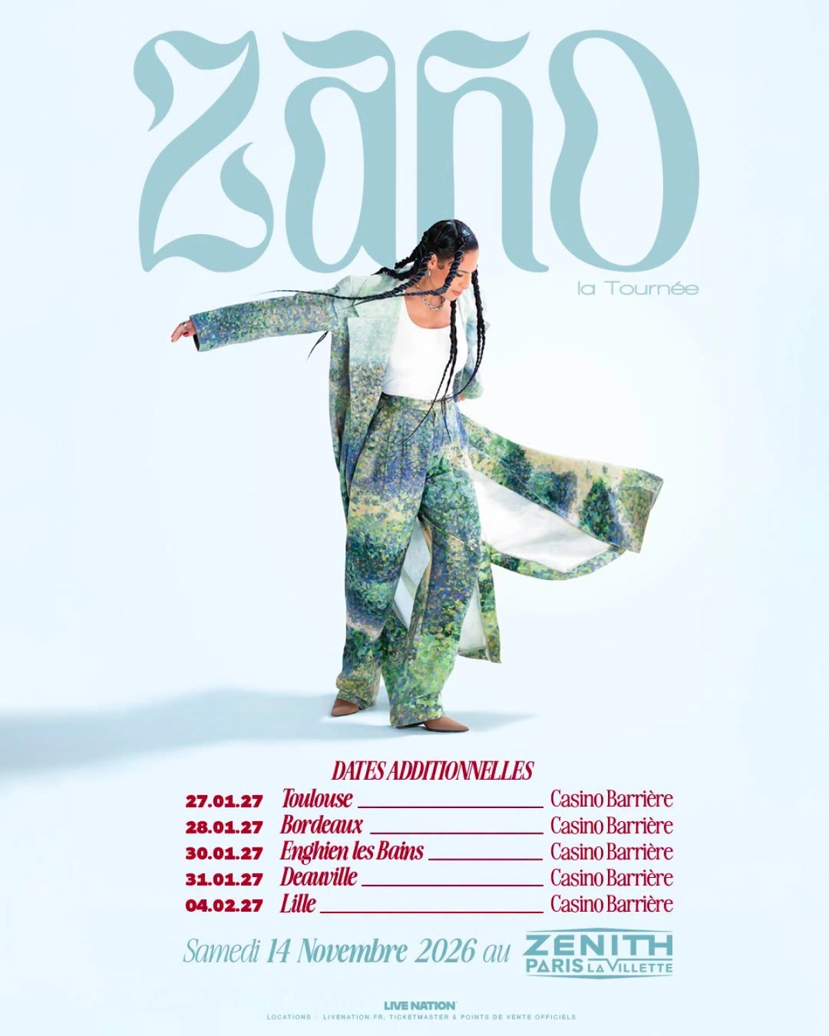 Zaho at Casino Barriere Toulouse Tickets