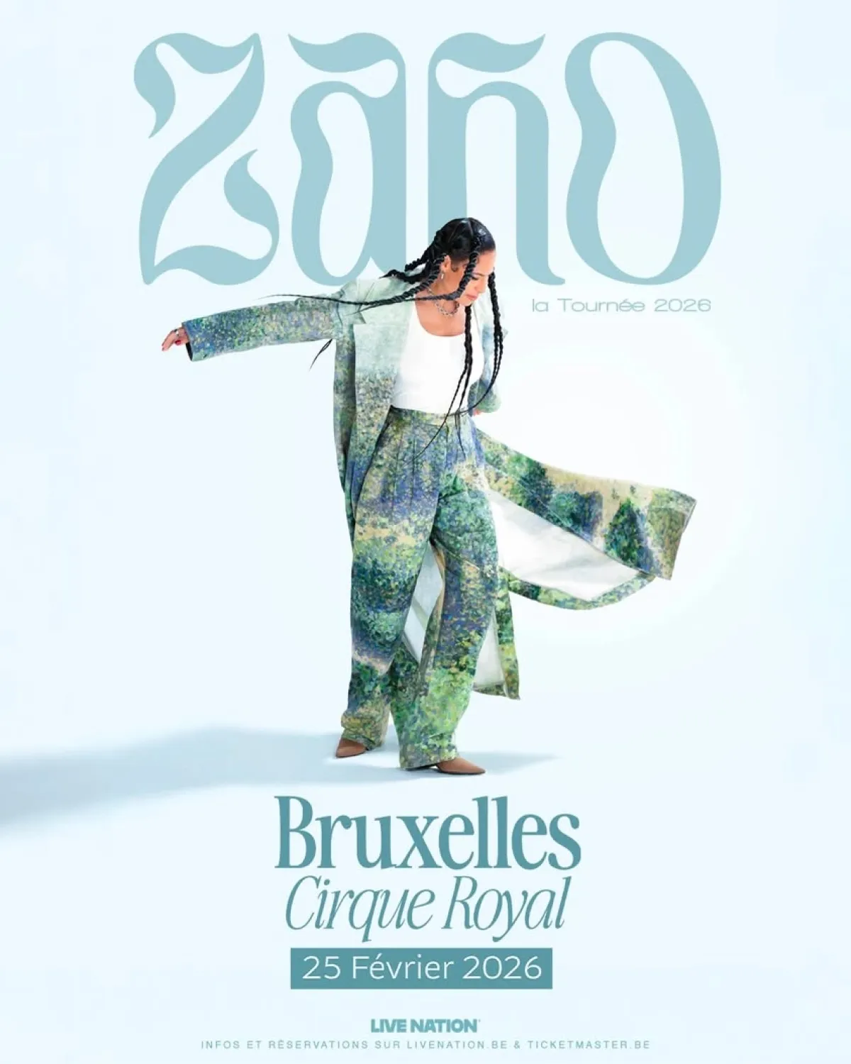 Billets Zaho (Cirque Royal Bruxelles - Bruxelles)