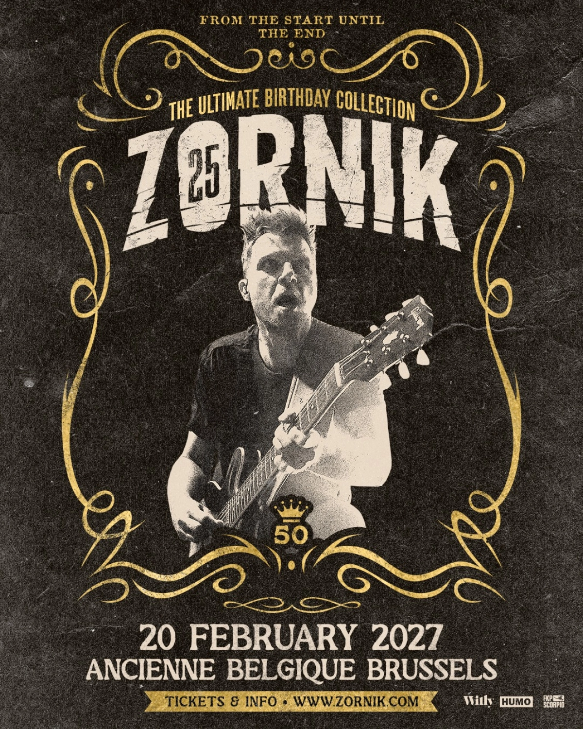 Billets Zornik (Ancienne Belgique - Bruxelles)