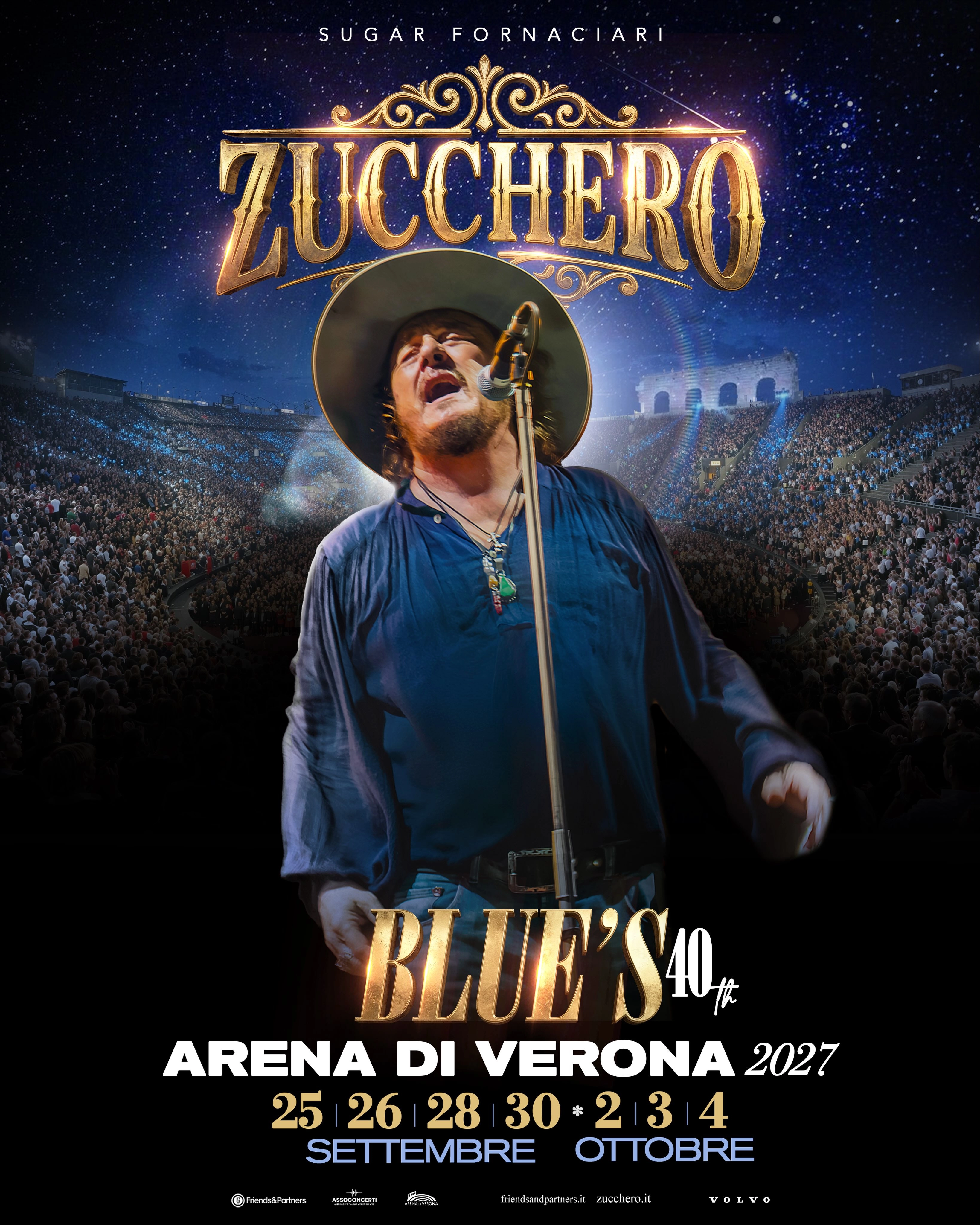 Zucchero al Arena di Verona Tickets