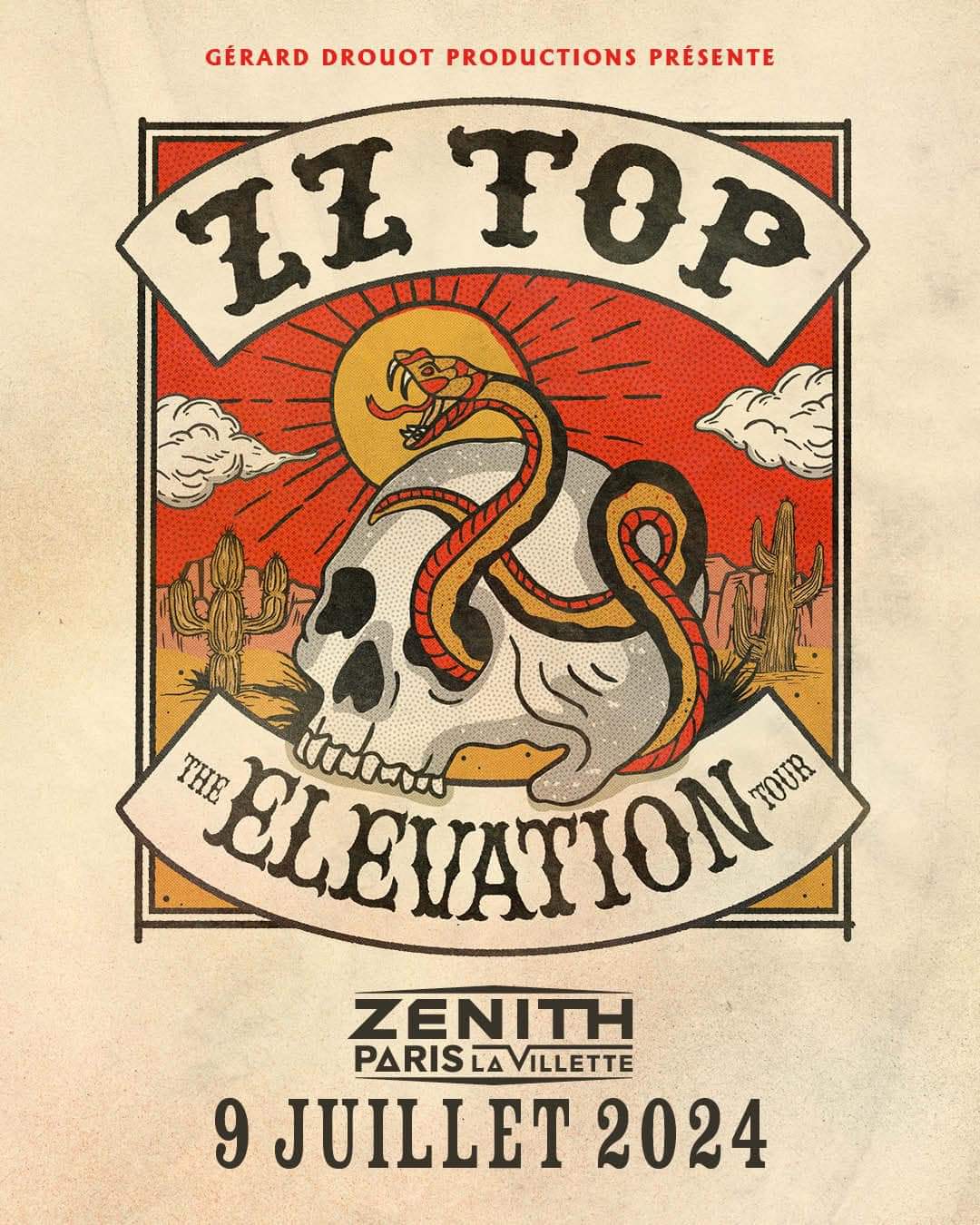 ZZ Top at Zenith Paris Tickets
