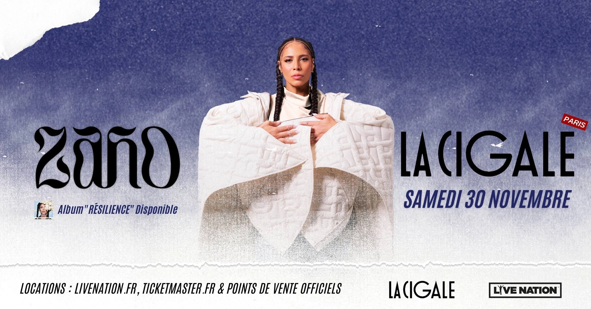 Anastacia, Zaho, Keen'V, ... les mises en vente de billets de concerts du jour !