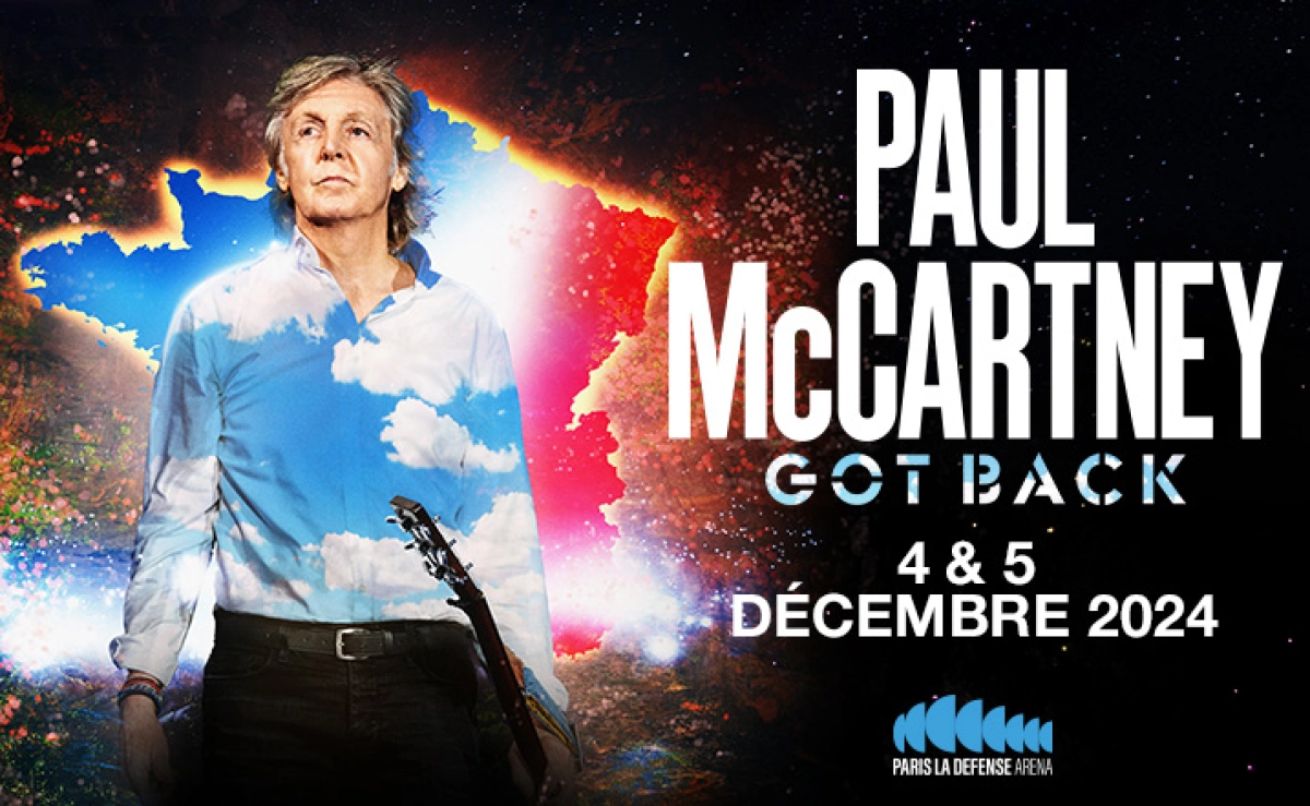 Mise en vente des billets pour les concerts de Paul McCartney à Paris La Defense Arena !